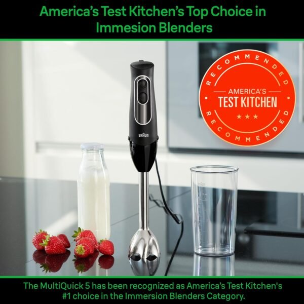Braun MQ505 Hand Blender Review Powerful Immersion Blender with SplashControl Technology