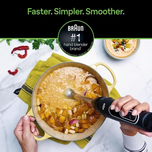 Braun MQ505 Hand Blender Review Powerful Immersion Blender with SplashControl Technology