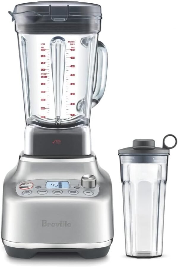 Breville BBL920BSS Super Q Commercial-Grade Home Blender, Brushed Stainless Steel