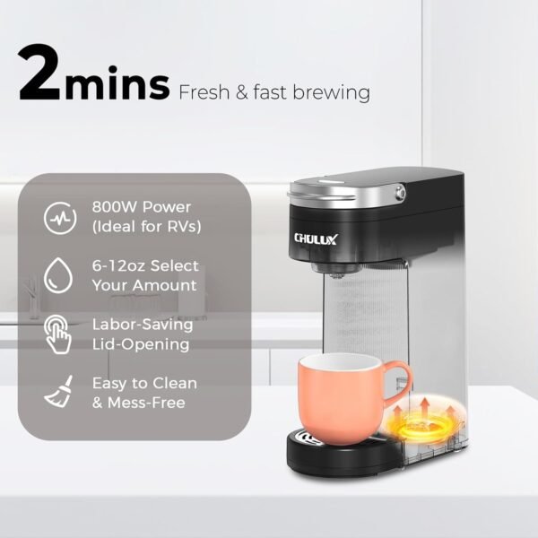 CHULUX Slim Single Serve Coffee Maker Review Perfect for Travel Mugs and Quick Brewing CHULUX Slim Single Serve Coffee Maker Review Perfect for Travel Mugs and Quick Brewing