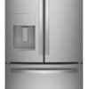 Compact French Door Refrigerator GE GYE18JYLFS Review Highlights Energy Efficiency and Smart Storage