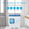 COSTWAY Portable Washing Machine Review Twin Tub Convenience Meets Compact Power