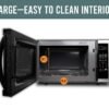 Farberware Countertop Microwave Oven Review Powerful 1000 Watt Stainless Steel Model