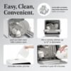 Farberware Portable Countertop Dishwasher Review Five Wash Cycles for Small Spaces