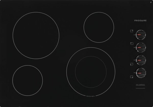 Frigidaire 30 inch Electric Cooktop Review Powerful Features and Hot Surface Indicator