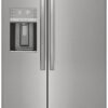 Frigidaire GRSS2652AF 36" Gallery Series Freestanding Side by Side Refrigerator with 25.6 cu. ft. Capacity, 3 Glass Shelves, Crisper Drawer, Ice Maker, Energy Star Certified in...