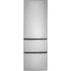 GE Bottom Freezer Refrigerator GLE12HSPSS Review Compact Stainless Steel Design Insights