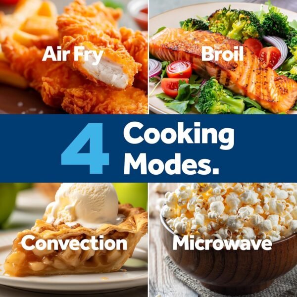 GE GCST10A1WSS Countertop Microwave Oven Review Exploring Air Fryer and Convection Features