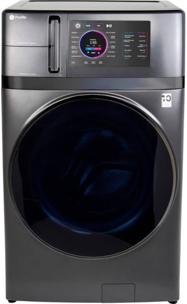 GE Profile PFQ97HSPVDS 28 Inch Smart Front Load Washer/Dryer Combo with 4.8 cu.ft. Capacity, 12 Wash Cycles, 14 Dryer Cycles