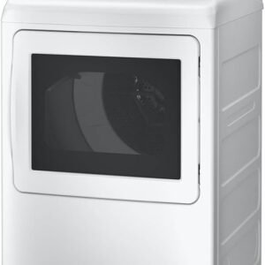 GE Profile PTD60EBSRWS 7.4 Cu. Ft. White Electric Dryer with Sanitize Cycle and Sensor Dry