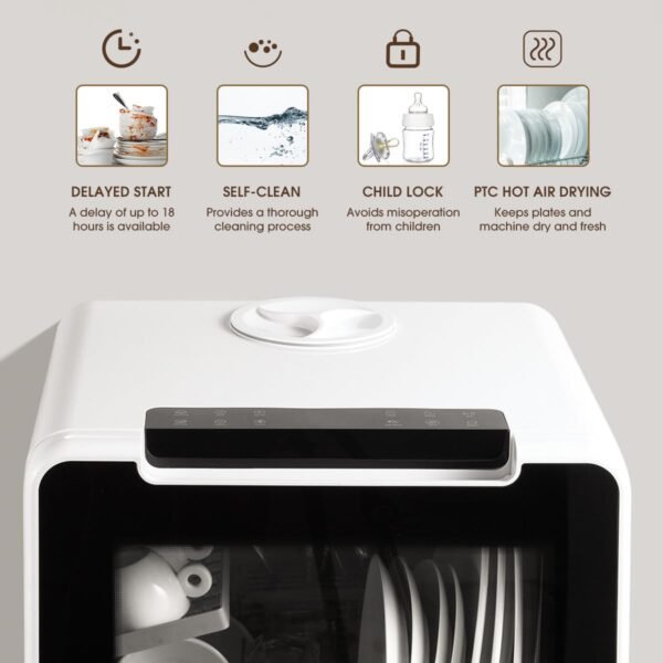 HAVA Countertop Dishwasher Review Unpacking Features and Performance of the TDQR07 Model