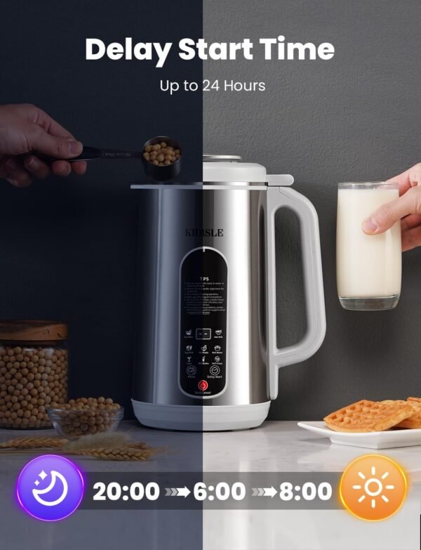 KIDISLE Nut Milk Maker Review Versatile Stainless Steel 8 in 1 Kitchen Appliance