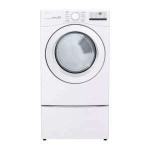 LG 7.4 Cu. Ft. White Gas Dryer - DLG3401W