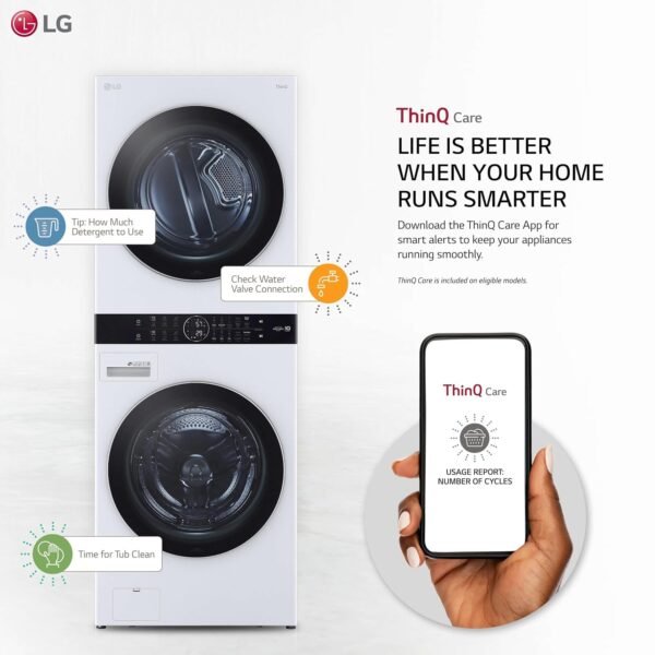 LG WKEX200HWA Combo Washer Dryer Review TurboWash 360 and Smart Features Explored