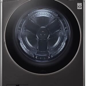 LG WM4000HBA 4.5 Cu. Ft. Capacity Smart Washer with TurboWash - Black Steel