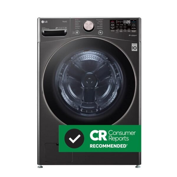 Review of LG WM4500HBA Smart Washer Black Steel with TurboWash Technology
