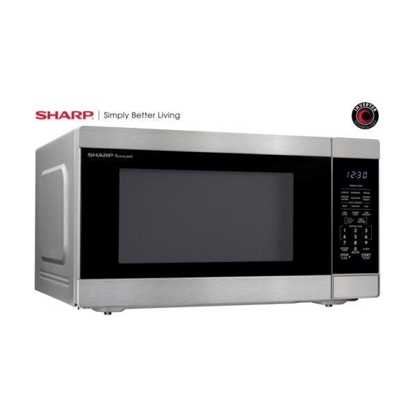 Sharp SMC2266KS Countertop Microwave Oven Review Powerful 2.2 Cu Ft Stainless Steel