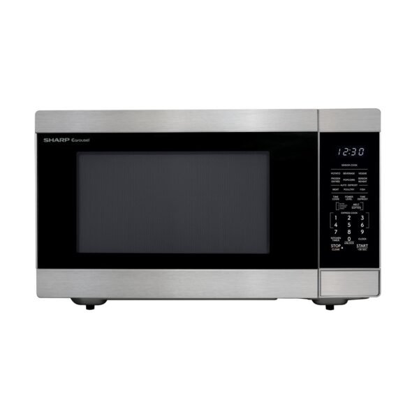 Sharp SMC2266KS Countertop Microwave Oven Review Powerful 2.2 Cu Ft Stainless Steel