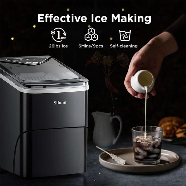 Silonn Ice Maker Review Fast Portable Countertop Ice Machine with Dual Cube Sizes Silonn Ice Maker Review Fast Portable Countertop Ice Machine with Dual Cube Sizes