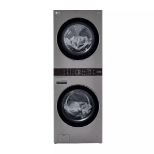 Single Unit Front Load LG WashTower™ with Center Control™ 4.5 cu. ft. Washer and 7.4 cu. ft. Electric Dryer