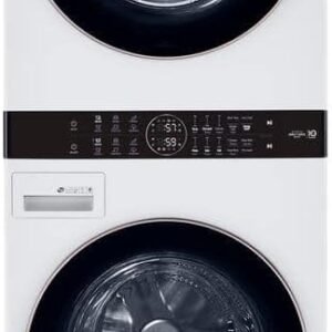Single Unit Front Load LG WashTowerâ„¢ with Center Controlâ„¢ 4.5 cu. ft. Washer and 7.4 cu. ft. Electric Dryer