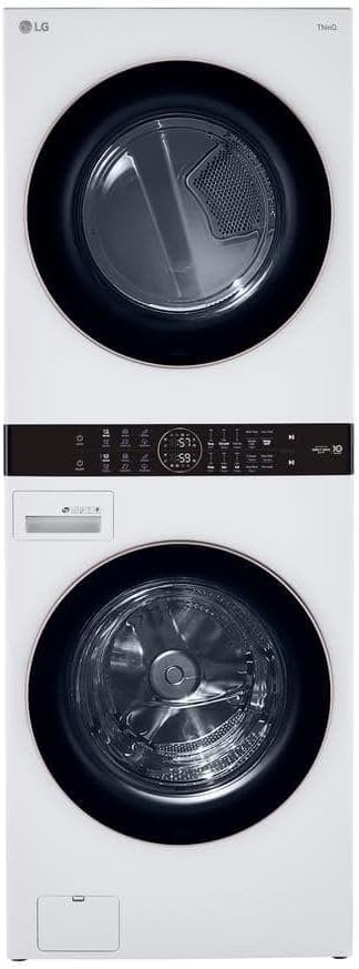 Single Unit Front Load LG WashTowerâ„¢ with Center Controlâ„¢ 4.5 cu. ft. Washer and 7.4 cu. ft. Electric Dryer