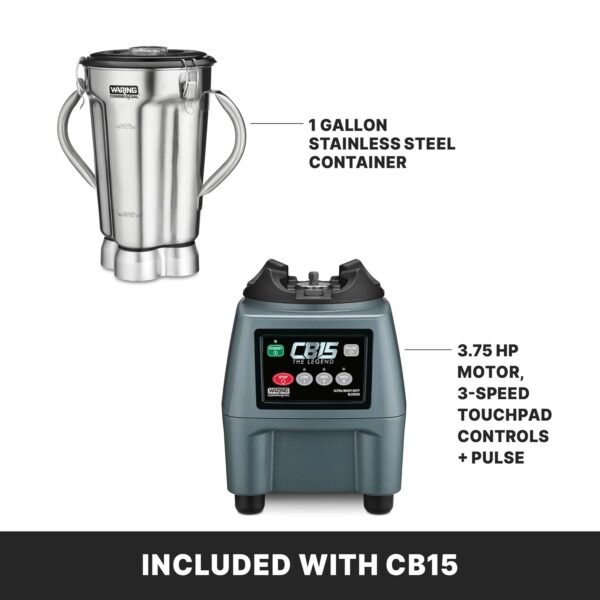 Waring Commercial CB15 Blender Review Ultra Heavy Duty 3.75 HP Power and Durability Waring Commercial CB15 Blender Review Ultra Heavy Duty 3.75 HP Power and Durability