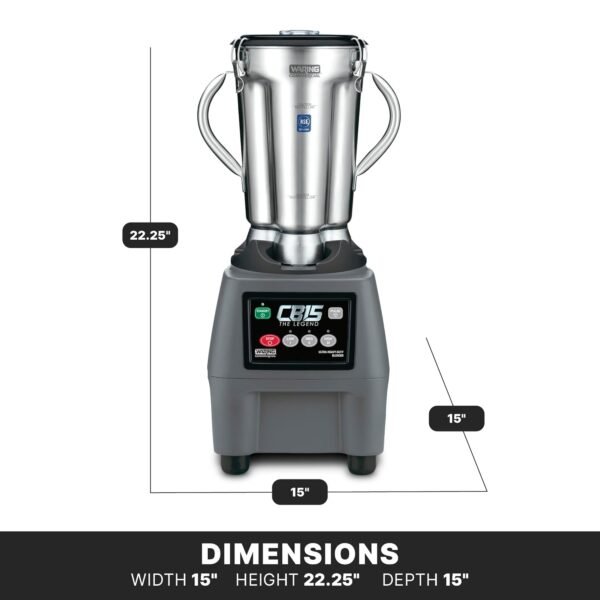 Waring Commercial CB15 Blender Review Ultra Heavy Duty 3.75 HP Power and Durability Waring Commercial CB15 Blender Review Ultra Heavy Duty 3.75 HP Power and Durability