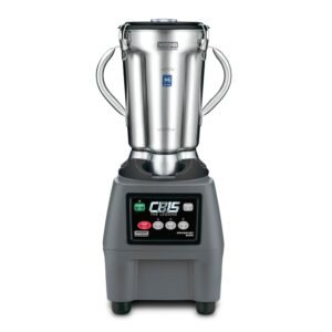 Waring Commercial CB15 Ultra Heavy Duty 3.75 HP Blender, Electric Touchpad Controls with Stainless Steel 1 Gallon Container, 120V, 5-15 Phase Plug,Black