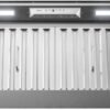 Zephyr AK9234B Monsoon I 600 CFM 34 Inch Wide Insert Range Hood with Airflow Control Technology™ - Stainless Steel